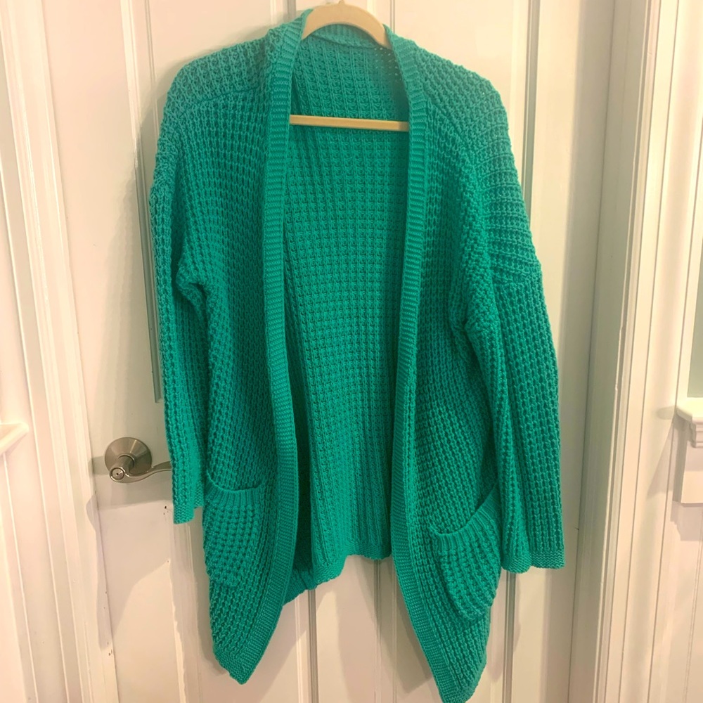 Knit Green Cardigan